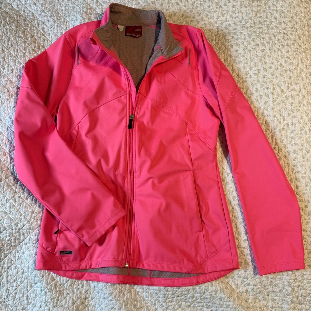 Saucony Pink Running Jacket